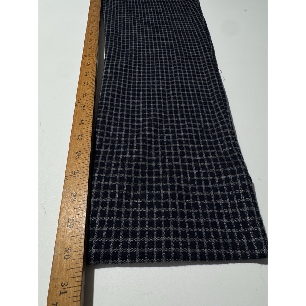 J JILL Medium‎ Blue/Gray Check Ponte Slim Leg Pants waist 32 - Picture 5 of 6